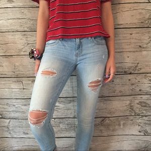AEO ripped jeans